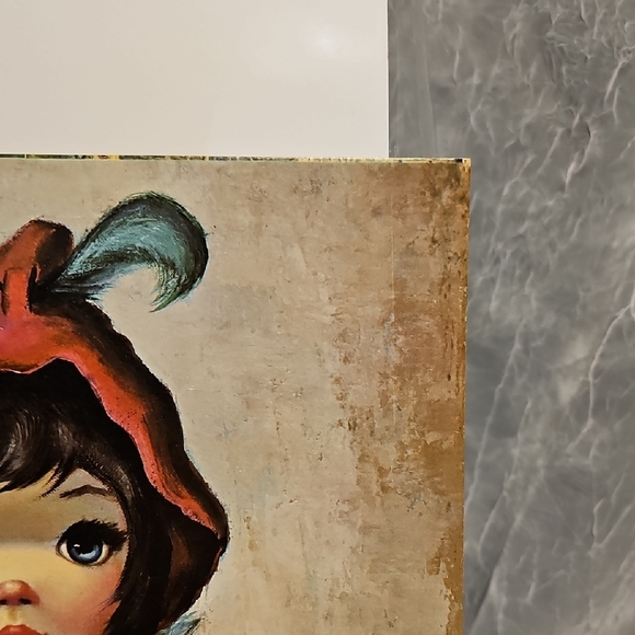 Charming Vintage Portrait Art Print - Mardi Gras Girl - Maio - Picture 4 of 12